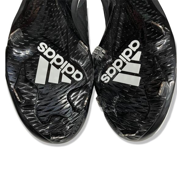 adidas Icon Bounce Baseball Cleats Sneakers Lace Up Black Size 13 - Picture 9 of 12